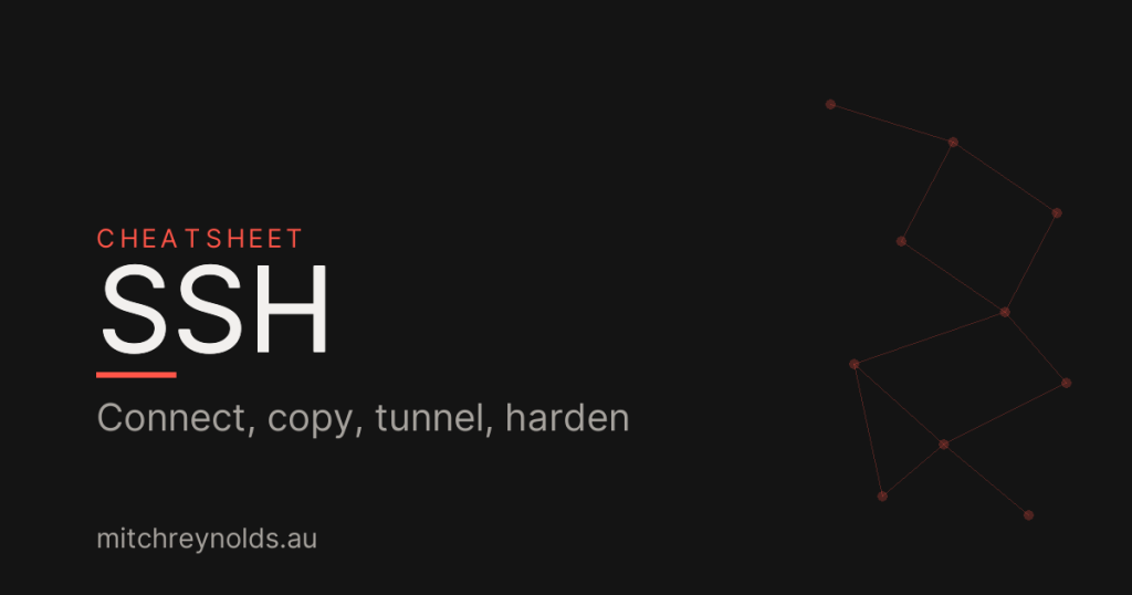 SSH Cheatsheet