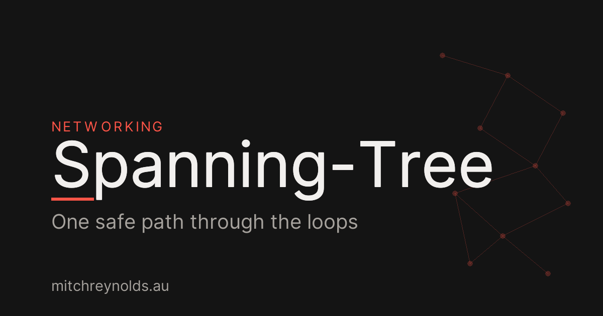 Spanning-Tree: one safe path through the loops
