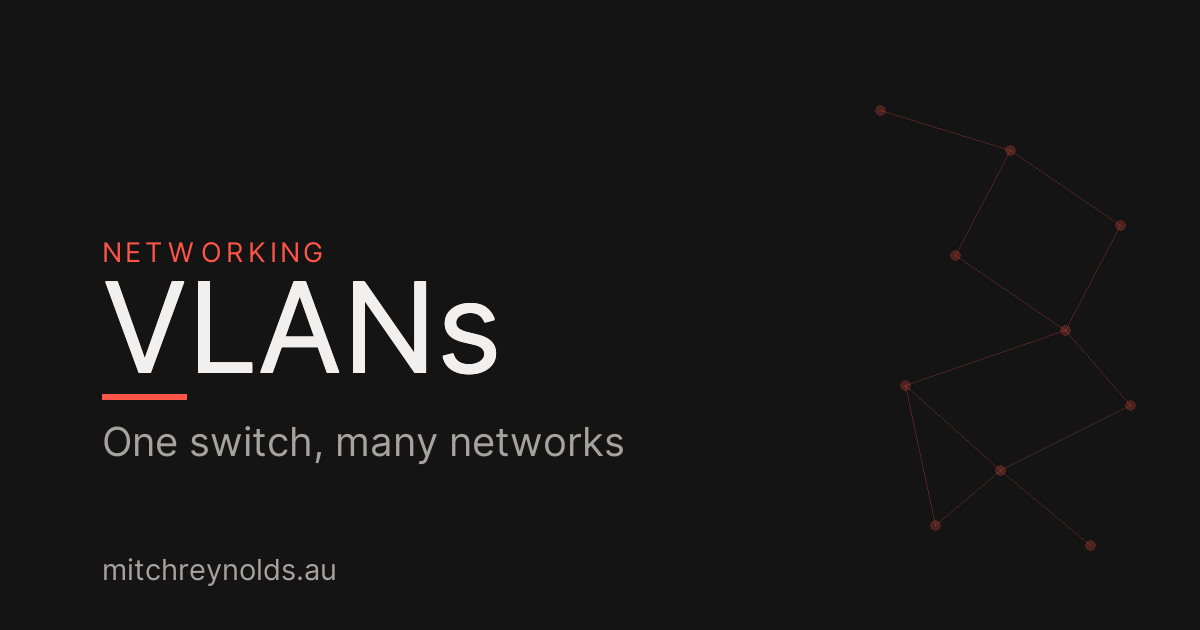 VLANs: one switch, many networks